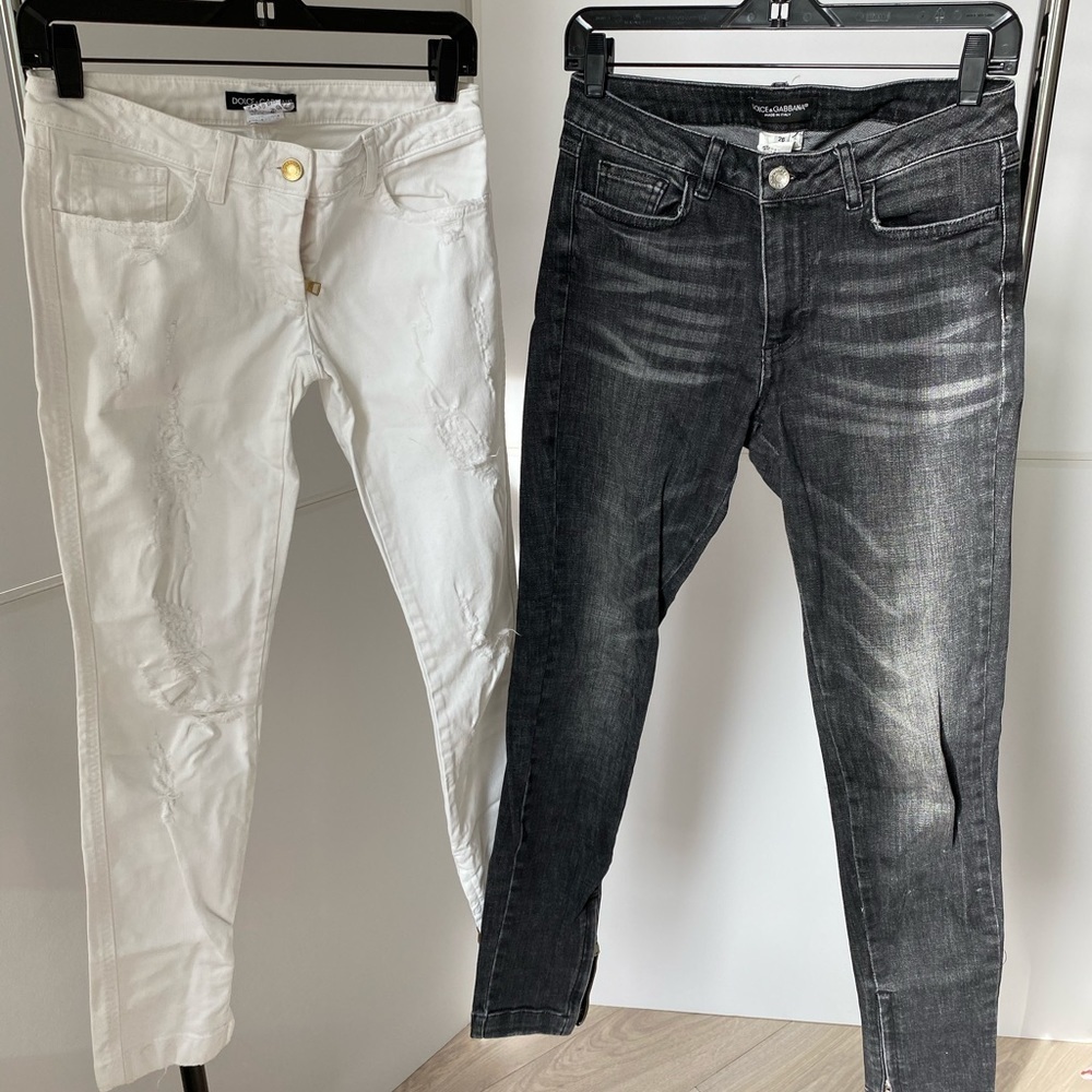 Dolce & Gabbana white Jeans only